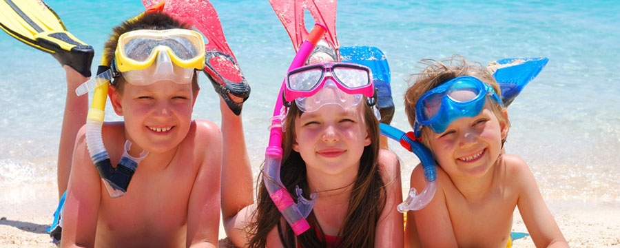 Type 1 diabetes beach holiday