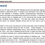 Scottish Diabetes Survey 2016 Forword