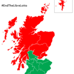 libre scotland map with lanarkshire